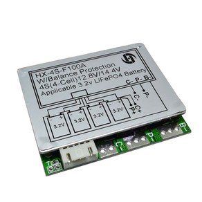 배터리 충전지 DIY 보호회로 BMS 4번 HX-4S-F100A(3.7V), 1개, 1개입