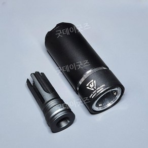 SI oppesso 소음기 HK416 M4 PDX 퀵릴리즈 14mm 역나사, B타입. 3.5인치 / 퀵릴리즈 그레이, 1개