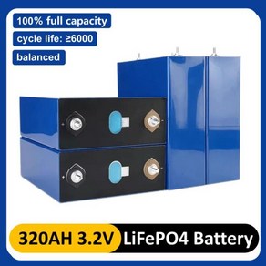 320Ah Lifepo4 배터리 등급 A 3.2V 302AH 리튬 철 인산염 배터리 팩 DIY 셀 12V 24V RV EV 골프 카트 용 태, 01 2pcs 320AH, 01 2pcs 320AH