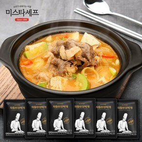 미스타셰프 차돌 된장찌개 500g 6팩, 6개