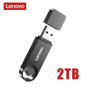 레노버 3.0 USB 플래시 드라이브 금속 고속 펜 방수 C타입 컴퓨터 저장 장치용 64TB 2TB 16TB, 1개