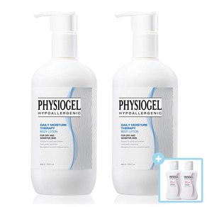 [피지오겔] DMT 데일리 모이스쳐 테라피 바디로션 400ml*2개 + 50ml*2, 400ml, 2개