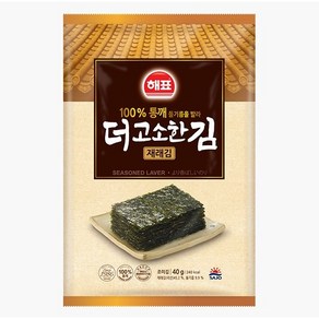 해표 100% 통깨 들기름을 바른 재래김 40g, 1개