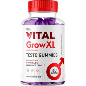 Vytax Vital Gow XL 구미 Testo 최대 강도 고급 비타민 포뮬러 GowXL Vitale VitalGowXL Me Gomitas 프리미엄 씹 수 있는 Vital, Vytax Vital Gow XL 구미 Testo 최, 1개, 60정