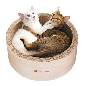 가리가리 빅서클(베이지) 고양이 스크래쳐, 1개