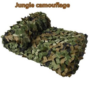 위장막 군용 그물 그늘 정원 자동차 야외 캠핑 햇빛가리개 흰색, 12) Jungle camouflage - 2x3m