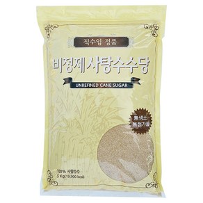 직수입정품 우리존 비정제 사탕수수당 5kg, 3개