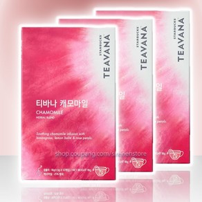 스타벅스 티바나 캐모마일 티백 teavana, 1.5g, 12개입, 3박스