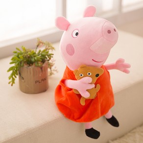 돼지 페이지 peppapig 봉제 장난감 인형 어린이 인형, 40cm