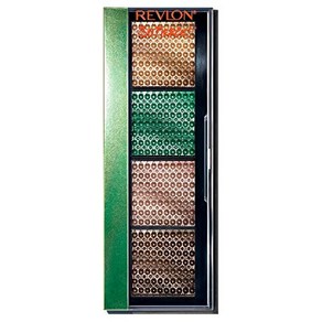 REVLON 르브론소 피어스 프리즈마틱 팔레트 962 풀리 로디드(컬러 이미지: 브라운 그라데에 선명한 그린 포인트) 아이섀도 42그램 (x1)