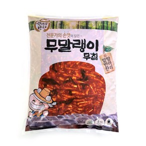 항아리반찬 골라담기 (무말랭이무침 4kg/양념깻잎무침 4kg/간장고추 4kg/양념고들빼기 4kg봉/명이나물 2kg) 국민반찬/저장용반찬/간편식/맛깔나는양념, 4kg, 1개