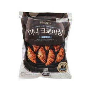 PEACOCK 피코크 미니 크로아상 생지 300g 크로와상, 1개