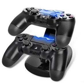 PS4충전기 플레이스테이션PS4 충전스탠드 충전거치대 PS4듀얼스탠드 충전거치대 플스듀얼충전기 스탠드거치대 PS4컨트롤러 충전 도킹 스케이션 듀얼충전기 듀얼쇼크차징독 빠른, 1개