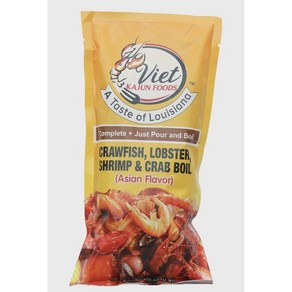 VIET CAJUN - CRAWFISH LOBSTER SHRIMP & CRAB BOIL (12 OZ) 비엣 케이준 - 가재 랍스터 새우 게 삶기(12온스) - 미국산(1팩, 1개, 340g