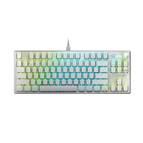 로캣 벌칸 텐키리스 프로 Vulcan TKL Po 컴팩트 게이밍 키보드 White (영문 자판)