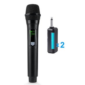 Heikuding UHF 무선 마이크 범용 다이나믹 시스템 노래방 DJ, 03 은, Rechageable 1 Mic