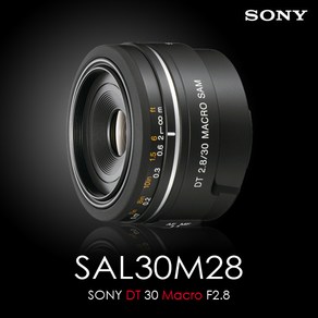 소니 정품 [SAL30M28] SONY DT 30mm F2.8 Maco SAM 인물 스냅사진 접사렌즈 매크로 단렌즈 k