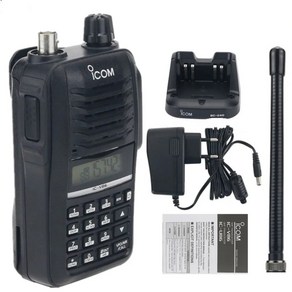 아날로그 ICOM IC-V86 VHF 워키토키 휴대용 송수신기 해양 라디오 136-174MHz 7W, V86, 1) V86