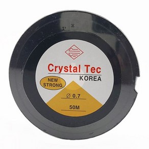 비즈톡 [TS-1-25]우레탄줄 0.7mm 투명 국산 1롤(50M)