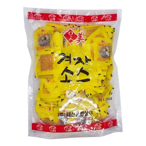 태산 맛미 겨자소스 3g x200개, 600g, 5개