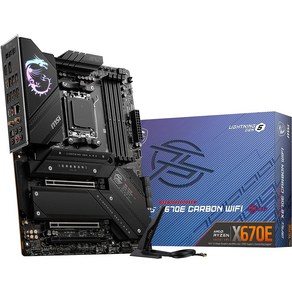 MSI MPG X670E CARBON WIFI AMD Ryzen 7000 X670 ATX MB5862 마더보드 시리즈(AM5) 대응 칩셋