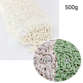 고슴도치 햄스터 베딩 톱밥 두부모래 500g, 오리지널, 1개