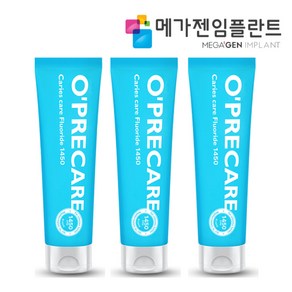 3SET 치과전용 메가젠 성인용 불소1450 치약 고불소 구취제거 잇몸 치약, 100g, 3개