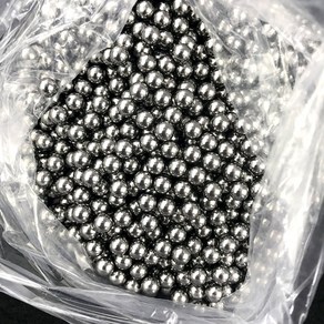 라크 스테인레스 강력 새총 총알 8mm 50pcs, 1개