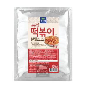 매운맛 떡볶이 분말소스 1kg 면사랑 실온