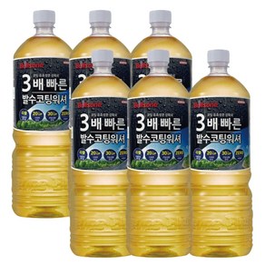 불스원 레인OK 3배빠른 발수코팅 에탄올 워셔액 1.8L x6개, 6개