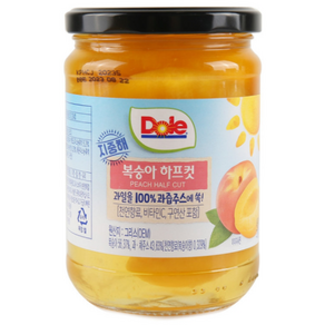 그리스 지중해 Dole 복숭아 하프컷 550g