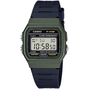 casio CASIO F-91WM-3A 공용 우레탄 손목시계