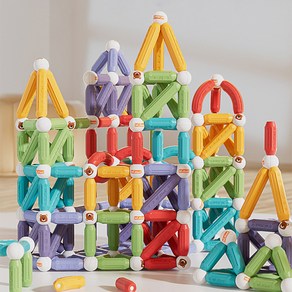 노키드 자석블럭 교육용 완구, 68 pcs, 혼합색상, 1개