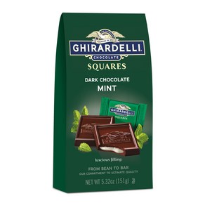 Ghiadelli Choc Sq Dk Wht Mint 5.32 oz Ghiadelli Choc Sq Dk Wht 민트 5.32온스, 1개, 150g