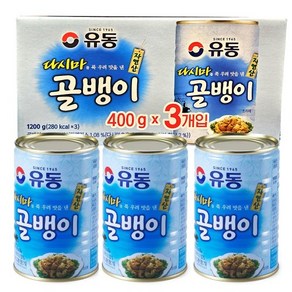 유동 다시마 골뱅이 400g X 3캔 1박스, 3개