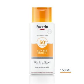 EUCERIN 프랑스 정품 유세린 썬 LEB 프로텍트 선 젤크림 SPF50 150ml, 1개