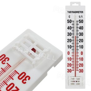 벽걸이 아날로그 한란계 PS (플라스틱 수은온도계 -30+50 온도측정)