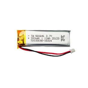 리튬폴리머배터리3.7V 300mAh, 1개