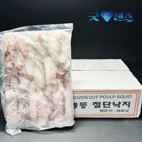 냉동 절단낙지 1BOX 3kg M/L 손질 업소용, L(대), 4개