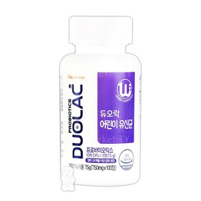 듀오락 키즈 유산균 750mg*100정, 100정, 1개