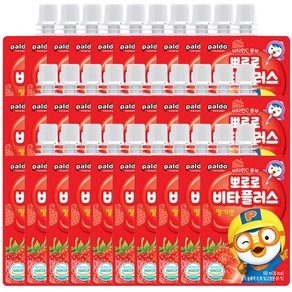 뽀로로 비타플러스 음료수 딸기맛, 30개