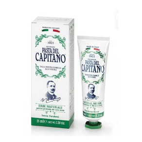 파스타델 카피타노 captiano 치약 내츄럴허브 내추럴허브 25ml, 1개