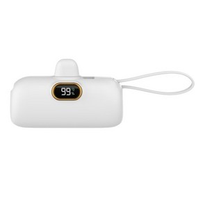 뉴클 PD 고속 22.5W 도킹형 보조배터리 메인 C타입 + 서브 8핀 스트랩 5000mAh, NCPB-5KPD-13-LGC(메인 C타입+서브 8핀 스트랩), 화이트
