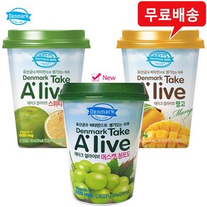 얼라이브 250mlx24컵(자몽8+망고8+머스캣8) 무배, 250ml, 24개