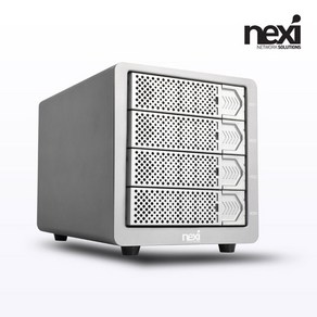 넥시 USB3.1 C타입 대용량 스토리지 4베이 NX769 외장 케이스-2.5인치 이하, 선택없음