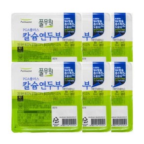 풀무원 칼슘연두부, 6개, 80g