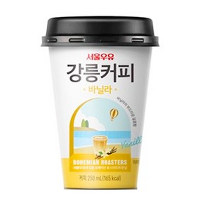 서울우유 강릉커피 바닐라라떼 컵커피 250ml, 10개