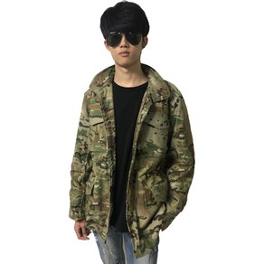 USA 프로퍼 M65 야전상의 멀티캠 내피+후드 XS~2XL 야상 춘추 동계 겨울 점퍼 자켓 잠바 남녀공용 BY