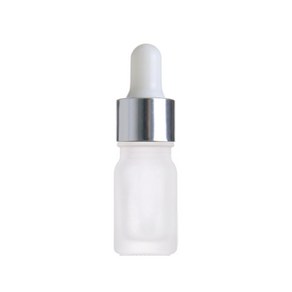 바른용기 스포이드공병 불투명 유리 용기 [실버/화이트], 1개, 15ml