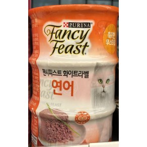 트래블샵 푸리나 팬시피스트 화이트라벨 연어 반려묘 사료 85g, 1개